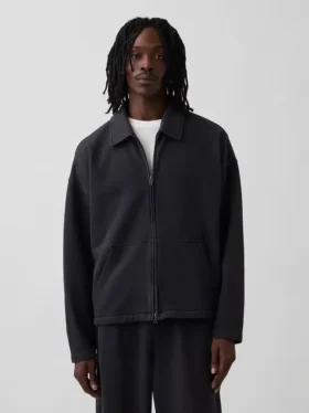 Gruba bluza z zamkiem błyskawicznym w stylu oversize dla dorosłych
