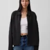 Gruba bluza z zamkiem błyskawicznym w stylu oversize dla dorosłych