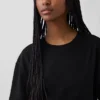 Gruba, oversizowa sukienka typu T-shirt w stylu maxi