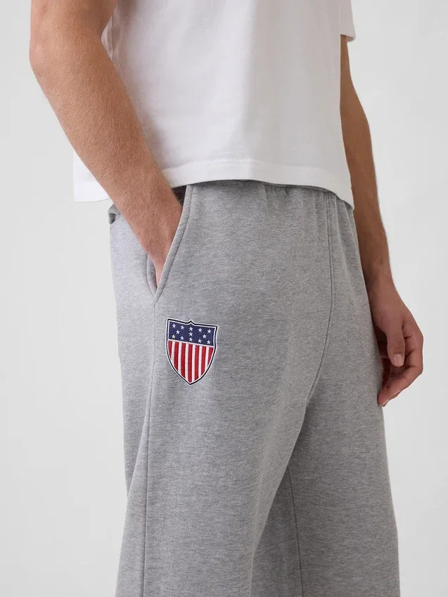 Grube spodnie dresowe Team USA dla dorosłych