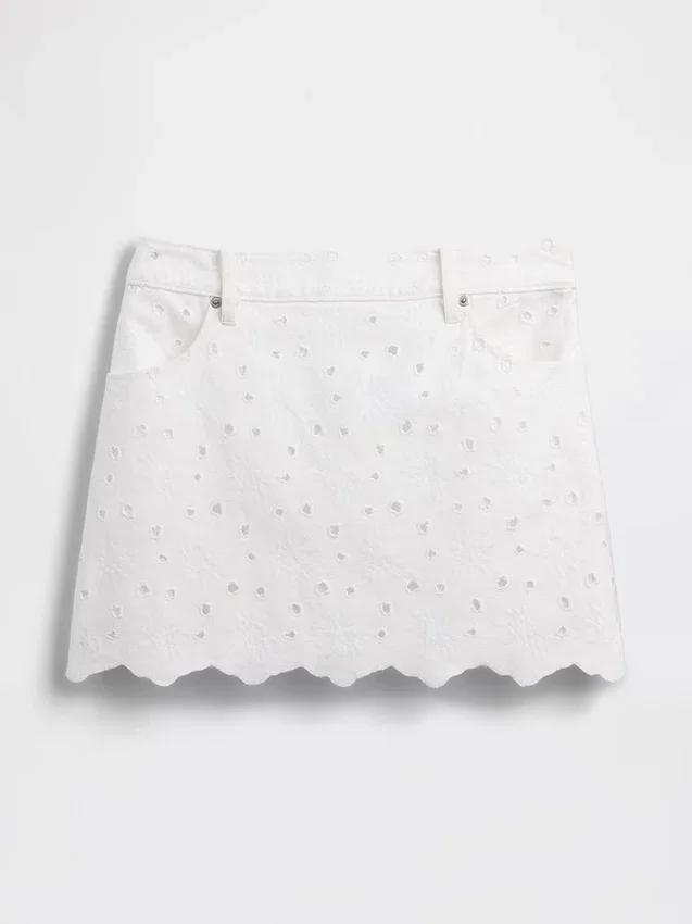 Haftowana mini spódniczka