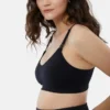 Ingrid and Isabel Basics – bezszwowy biustonosz odzieży ciążowej 2 w 1 do karmienia i odciągania mleka, zestaw 2 sztuki
