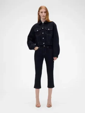 Jeansy capri z niskim stanem GAP × Victoria Beckham