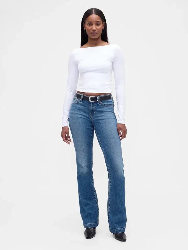 Jeansy Curvy Low Rise Long & Lean