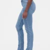 Jeansy Curvy z wysokim stanem, o kroju slim straight w stylu lat 90.