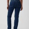 Jeansy Curvy z wysokim stanem, o kroju slim straight w stylu lat 90.