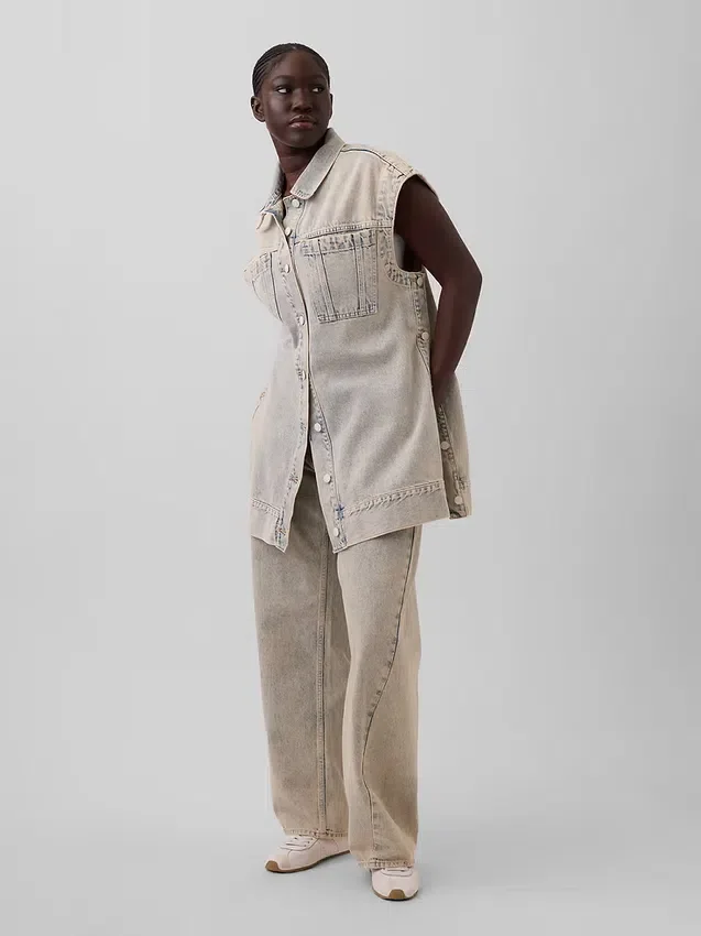 Jeansy GAP × Hfr Low Rise Baggy Barrel z kolekcji Nicole Benefield