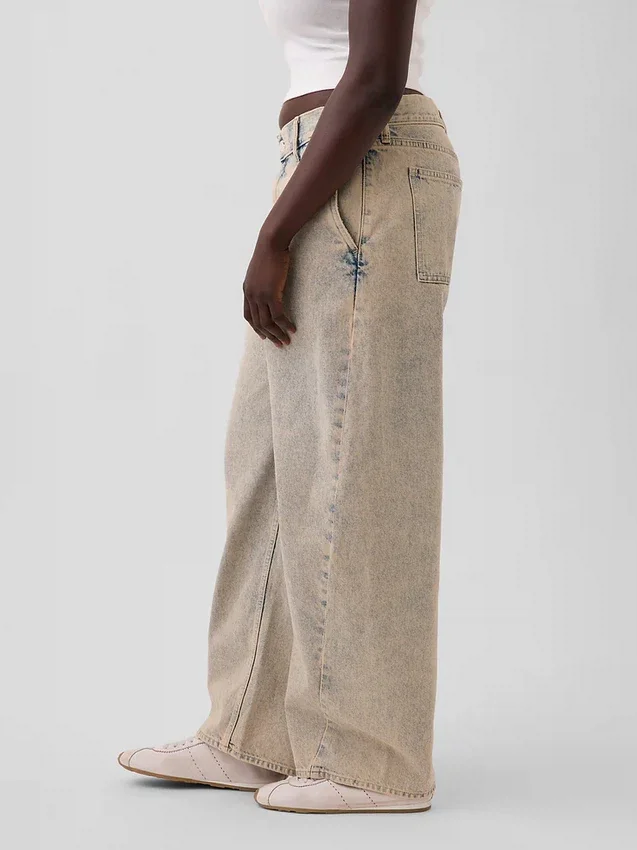 Jeansy GAP × Hfr Low Rise Baggy Barrel z kolekcji Nicole Benefield