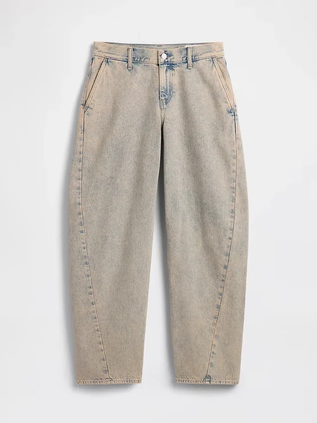 Jeansy GAP × Hfr Low Rise Baggy Barrel z kolekcji Nicole Benefield