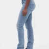 Jeansy o niskim stanie i prostym kroju „Slim Straight” w stylu lat 90.