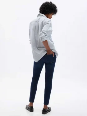 Jeansy odzieży ciążowej typu „true skinny” z pełnym panelem