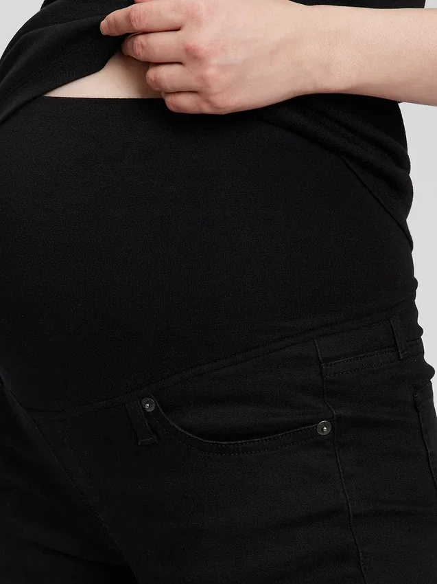 Jeansy odzieży ciążowej typu „true skinny” z pełnym panelem