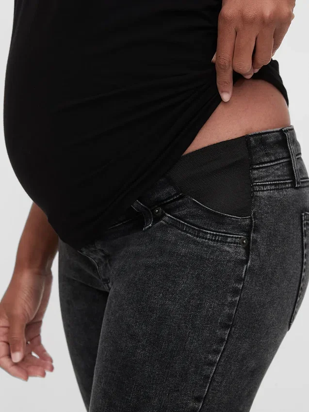 Jeansy skinny odzież ciążowa