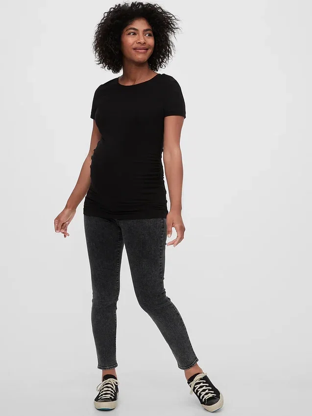 Jeansy skinny odzież ciążowa