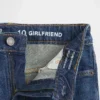Jeansy typu „girlfriend” z średnim stanem dla dziewczynek