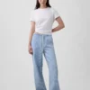 Jeansy z niskim stanem, ultramiękkie, luźne w stylu lat 90. w paski