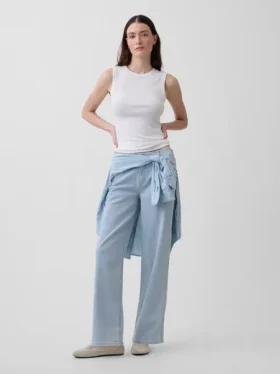 Jeansy z niskim stanem w stylu lat 90. o luźnym kroju