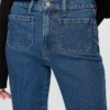 Jeansy z wysokim stanem w stylu lat 90. o prostym kroju
