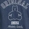 Jednoczęściowy kombinezon dla niemowląt z dżinsu z Gap Logo
