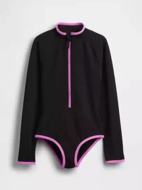 Jednoczęściowy kombinezon kąpielowy typu rash guard dla dzieci