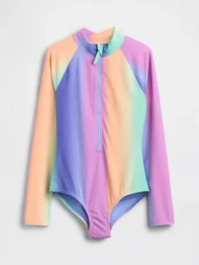 Jednoczęściowy kombinezon kąpielowy typu rash guard dla dzieci