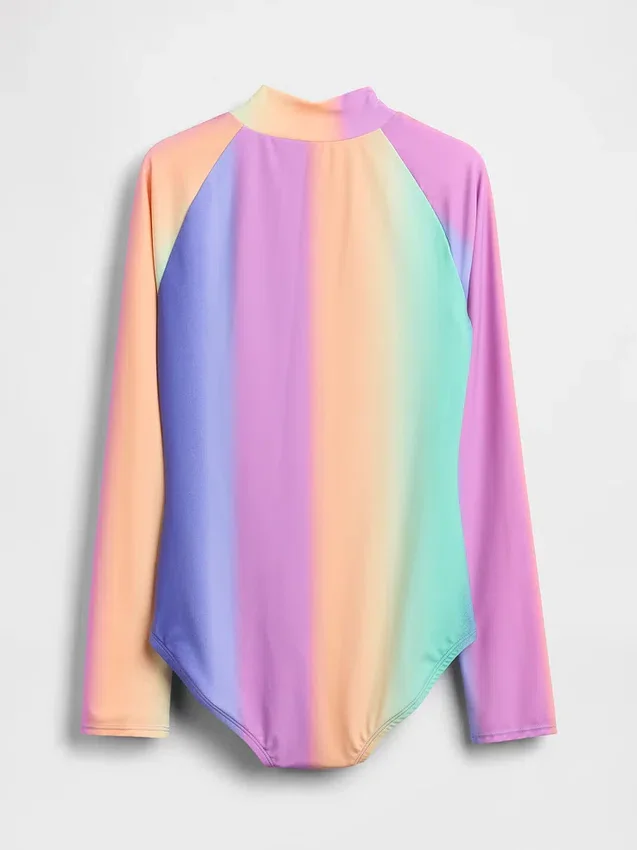 Jednoczęściowy kombinezon kąpielowy typu rash guard dla dzieci