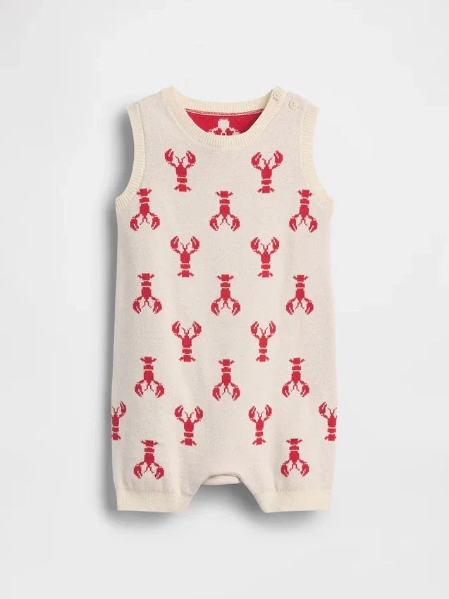 Jednoczęściowy sweter dla niemowląt „Baby Lobster”