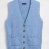 Kamizelka z kieszeniami ze 100% bawełny