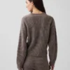 Kardigan oversize z dzianiny typu „shaker stitch” z serii CashSoft