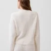 Kardigan oversize z dzianiny typu „shaker stitch” z serii CashSoft