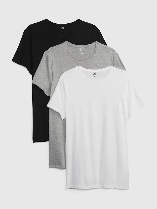 Klasyczny T-shirt (pakiet 3 szt.)