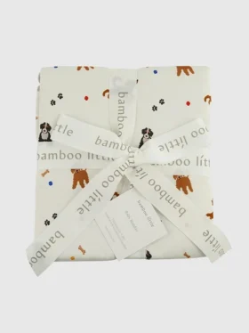 Kocyk dla niemowląt Bamboo Little Dogs