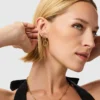 Kolczyki Ana Luisa Ash Double Hoop