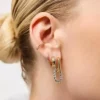 Kolczyki Ana Luisa Ash Double Hoop