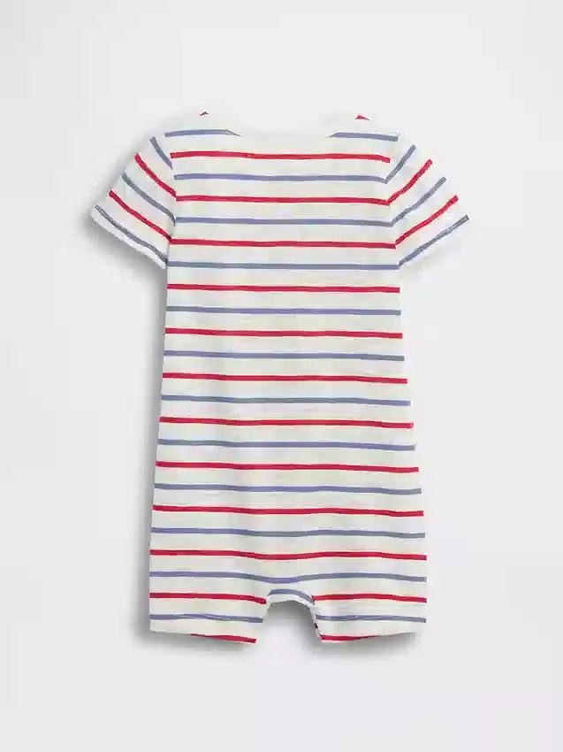 Kombinezon dla niemowląt Baby First Favorites Henley Shorty