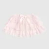 Koronkowa spódniczka tutu Sweet Wink z warstwami i kokardką