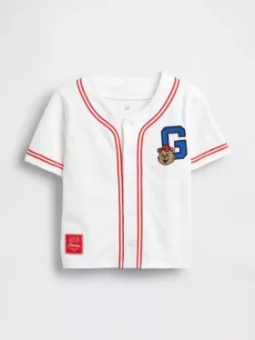 Koszula baseballowa dla niemowląt i Maluchów z logo Brannan Bear