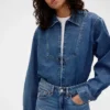 Koszula dżinsowa GAP × Victoria Beckham z zamkiem
