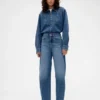 Koszula dżinsowa GAP × Victoria Beckham z zamkiem