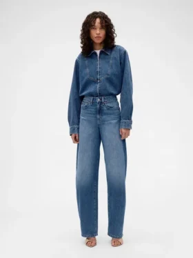 Koszula dżinsowa GAP × Victoria Beckham z zamkiem