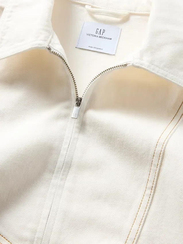 Koszula dżinsowa GAP × Victoria Beckham z zamkiem