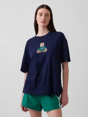 Koszula oversize z logo Brannan Bear