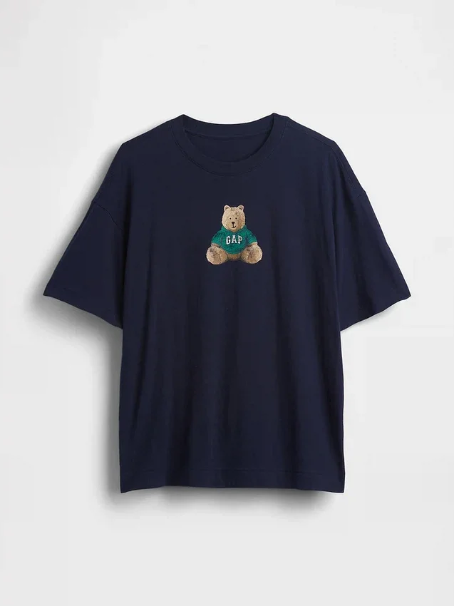 Koszula oversize z logo Brannan Bear