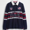 Koszula rugby Team USA dla dorosłych