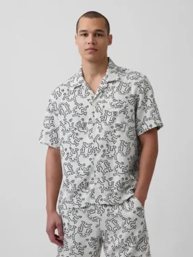 Koszula z fakturą Keith Haring