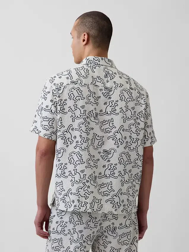 Koszula z fakturą Keith Haring