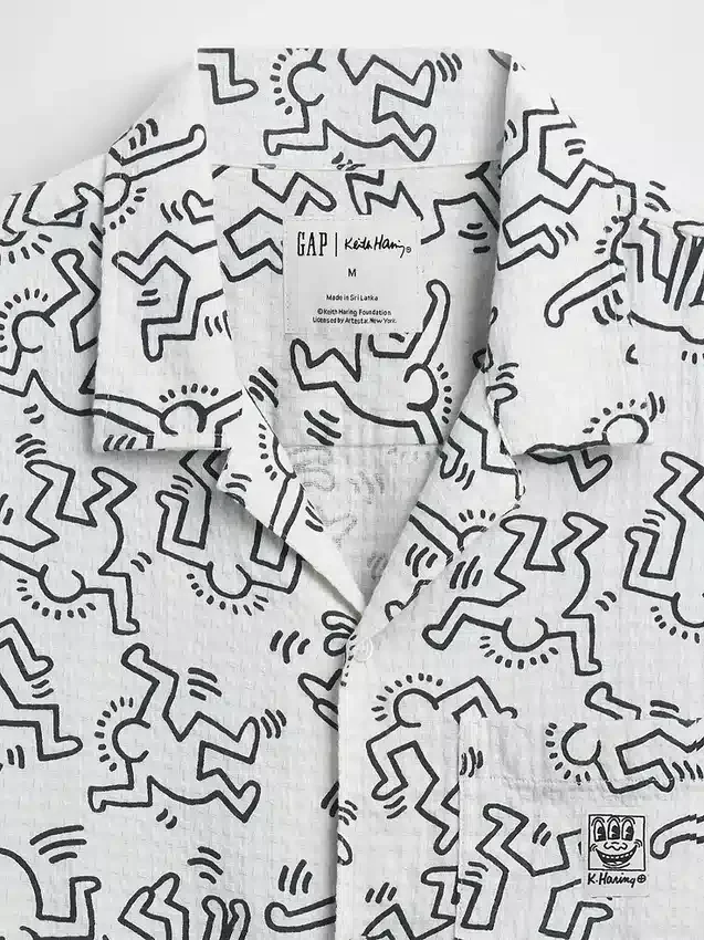 Koszula z fakturą Keith Haring