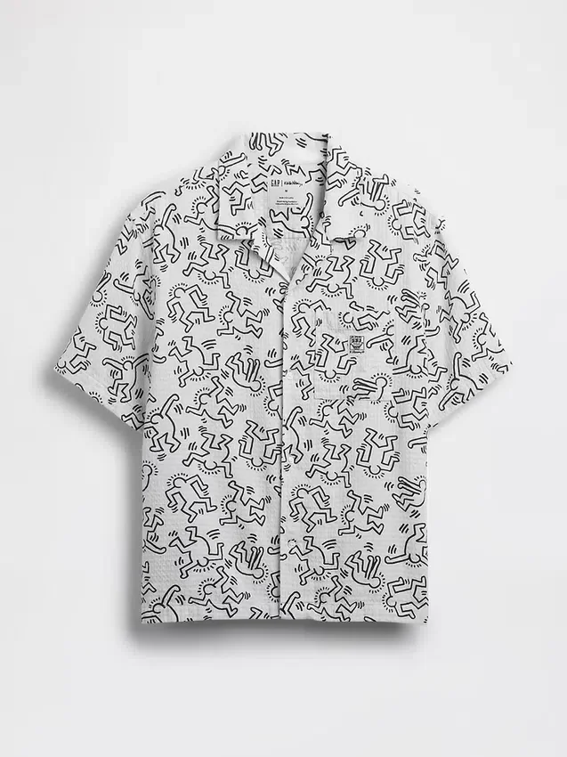 Koszula z fakturą Keith Haring