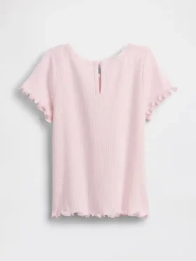 Koszula z haftem dla niemowląt i Maluchów z dzianiny prążkowanej