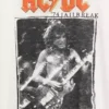 Koszula z nadrukiem Ac/Dc o luźnym kroju